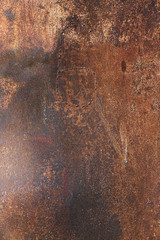 Dark old grunge rusty metal texture background.