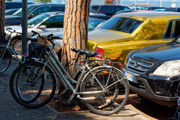 Sirmione, Italy 17 August 2018: Lake Garda. Embankment.