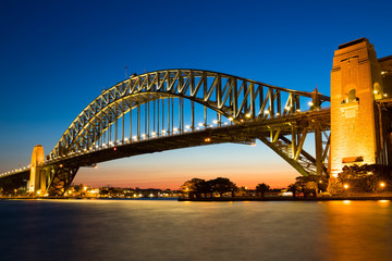 Fototapeta na wymiar Harbour bridge, Sydney, Australie
