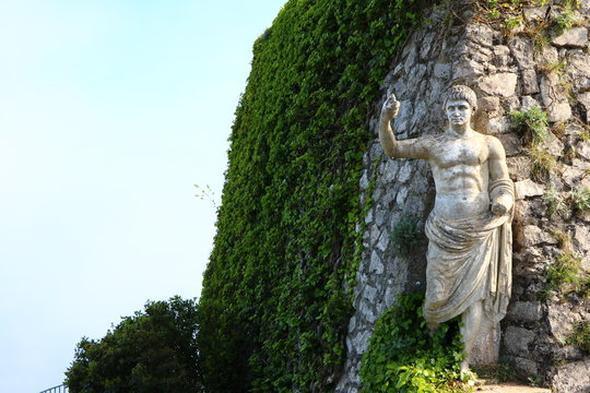 Sculpture. Capri, Italy