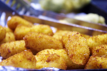 Zeppole fried potato snack, italy