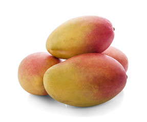 Mango on white background