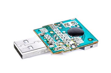 Card Reader on white background