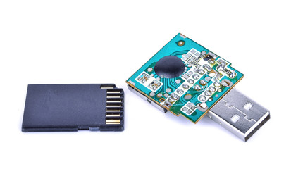 Card Reader on white background