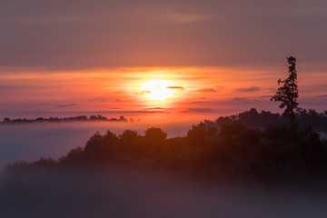 Fototapeta na wymiar Sunrise in Appalachia