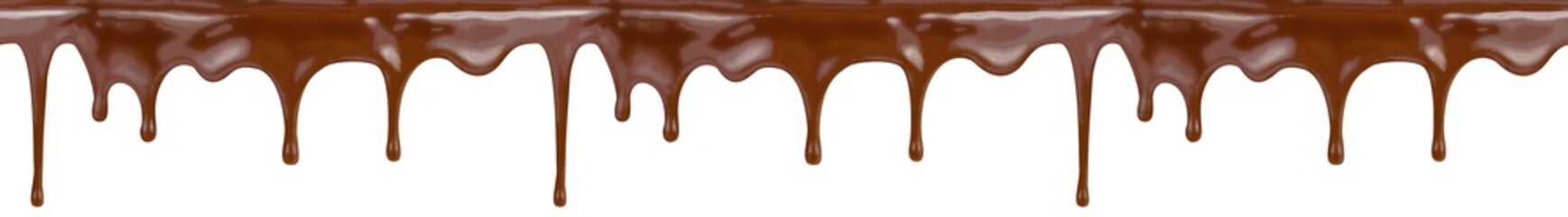 Schokolade nahtlose Muster isoliert mit Beschneidungspfad enthalten
