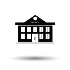 School building icon