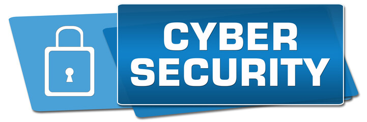 Cyber Security Blue Side Squares 