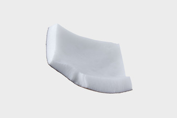 coconuts isolated on gary  background  clipping path