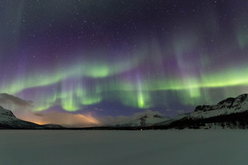 Nothern lights in Lofoten islands