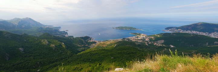 Fototapeta na wymiar Budva Riviera in Montenegro