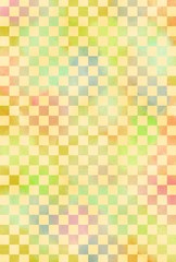 水彩市松模様背景