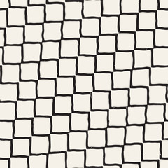 Simple ink geometric pattern. Monochrome black and white strokes background. Hand drawn ink texture for your design..