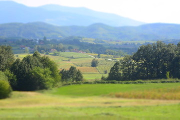 Obraz premium Mountain panoramic landscape