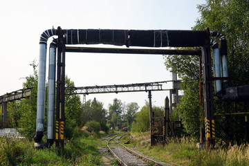 Railway and factory © Valery Shanin