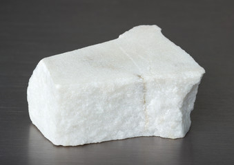 Specimen of mineral stone white marble