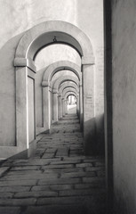 Arched Walkway in Florence