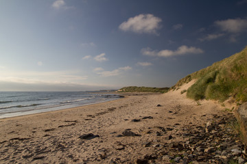 Beach at Bamburgh, Northumberland, UK