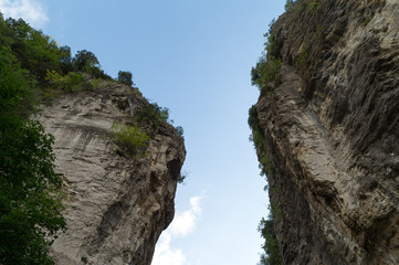 Rocce lungo il sentiero 361 Rio Vitoschio
