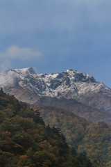 Obraz premium 秋の谷川岳の風景