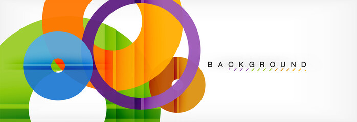 Fototapeta premium Modern geometrical abstract background