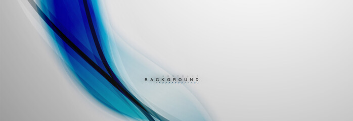 Smooth blur wave background