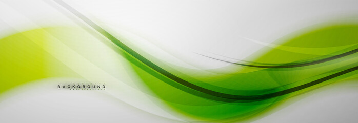 Smooth blur wave background