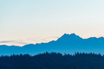 Sunset Over the Brothers, Olympic National Park