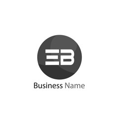 Initial Letter EB Logo Template Design