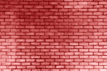 Red brick wall textured background.Graffiti brick wall, colorful background.