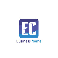 Obraz premium Initial Letter EC Logo Template Design