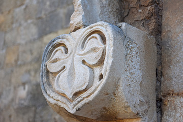 Italy, Gioia del Colle, Norman-Swabian Castle, 9th century.  Coat of arms detail.