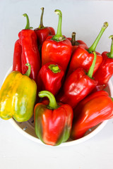 Lots of red peppers