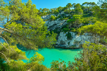 Cala Macarelleta, Menorca, Balearic Islands, Spain