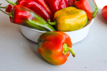 Lots of red peppers
