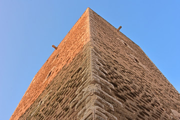 Italy, Gioia del Colle, Norman-Swabian Castle, 9th century. External walls.