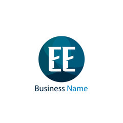 Initial Letter EE Logo Template Design