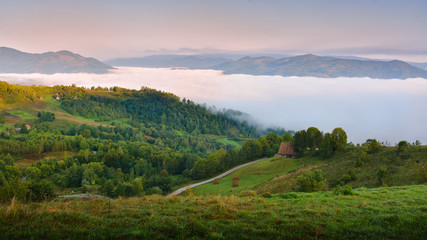 Fototapeta premium Landscape from Transylvania - Dumesti, Romania