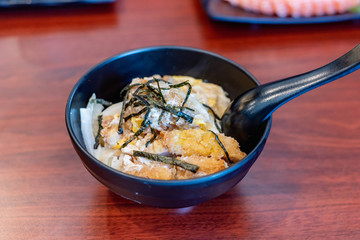 Katsudon Pork and Rice, Japan food