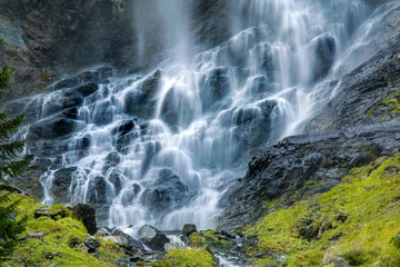 the waterfall Jungfernsprung in the Alps (Austria)
