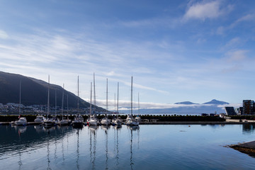 Obraz premium Norwegia - widok Tromso