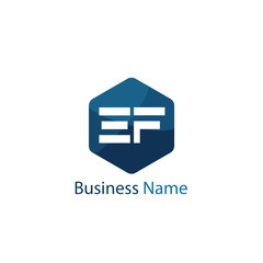Obraz premium Initial Letter EF Logo Template Design