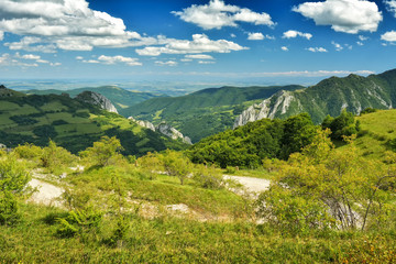 Naklejka na ściany i meble Landscape from Transylvania - Dumesti, Salciua - Romania