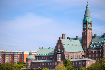 Obraz premium Stockholm skyline from the water