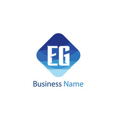 Initial Letter EG Logo Template Design
