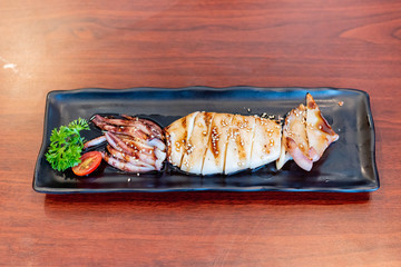 Squid Teriyaki, Japan food