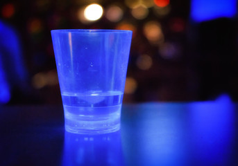 Beverage in Blue