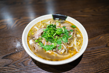 Mutton Chinese cabbage soup