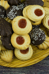 Different types of cookies biscuits