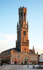 Fototapeta premium Dzwonnica Brugii. Belgia